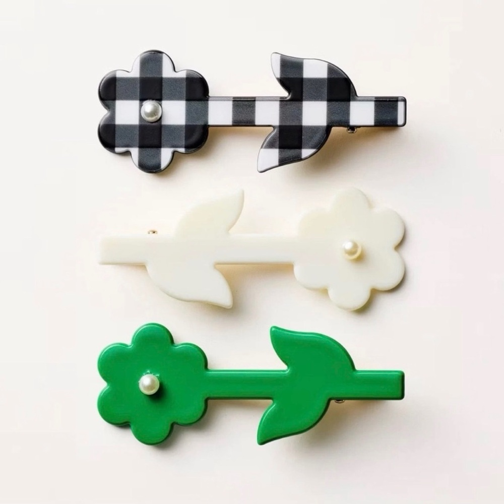 Kate Spade x Target Flower Barrettes